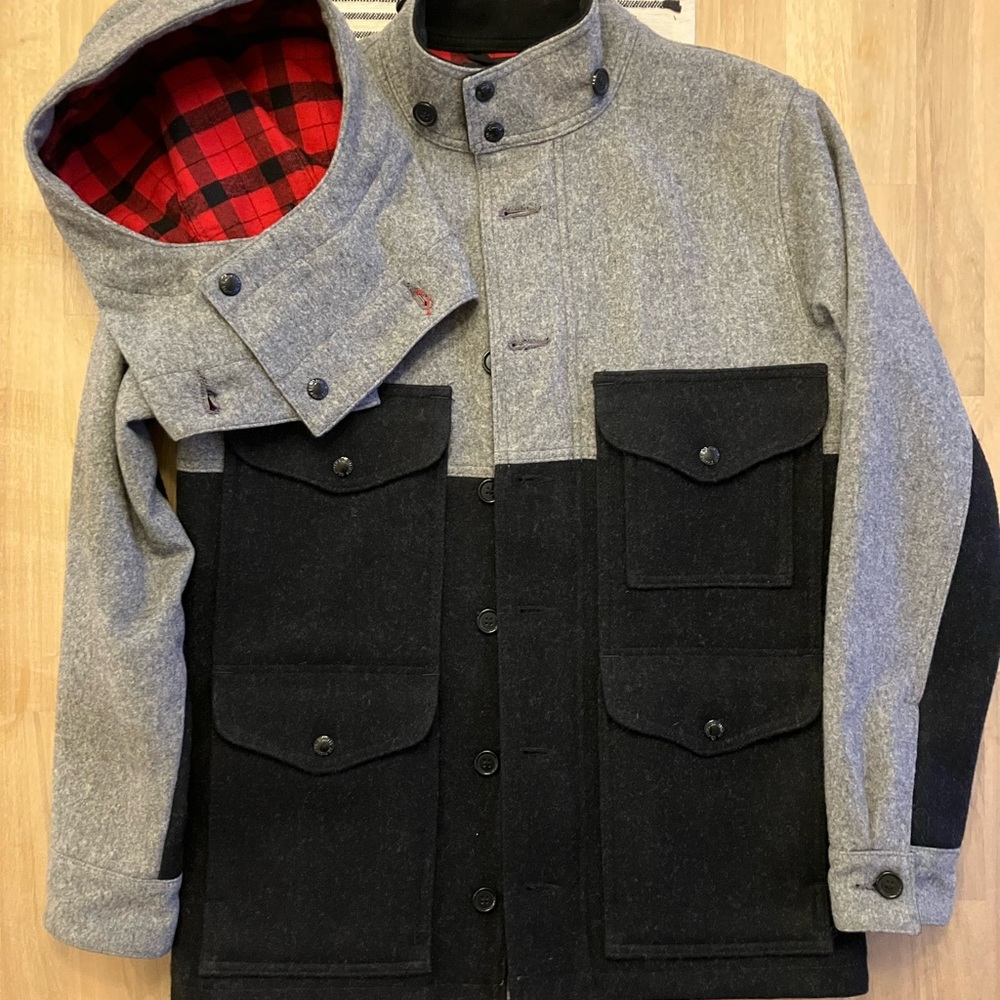 🌲 Filson Mackinaw Wool Cruiser Jacket with Hood 🌲